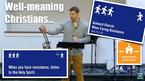 When Facing Resistance Acts 211 26 Outward Church Sermon Series