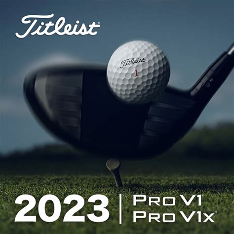 2023 Titleist Pro V1 And Pro V1x Golf Balls Golfbox