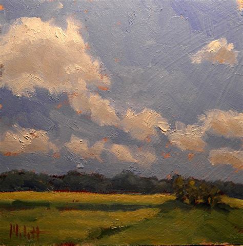 Heidi Malott Original Paintings Summer Clouds Contemporary