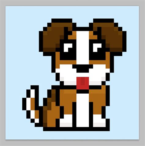 How To Make A Pixel Art Dog Pixel Art Tutorial