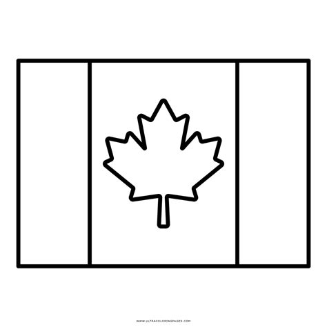Bandera De Canada Para Imprimir Y Colorear Kulturaupice