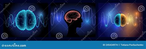Brain Wave 3d Stock Vector Illustration Of Brainwave 245434974
