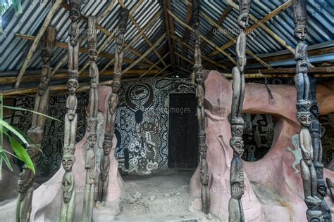 Sacred House In The Osun Osogbo Sacred Grove Unesco World Heritage Site Osun State Nigeria