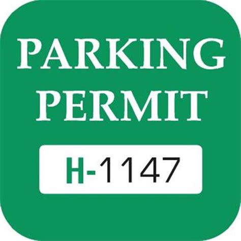 Custom Parking Permit Window Stickers 3 X 3 Package Of 100 Hd Supply