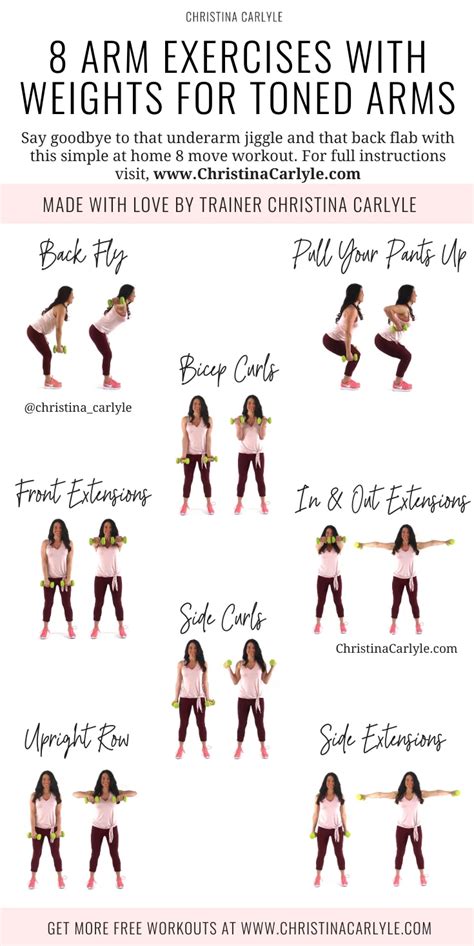 Slim Arm Exercises With Weights Off 61