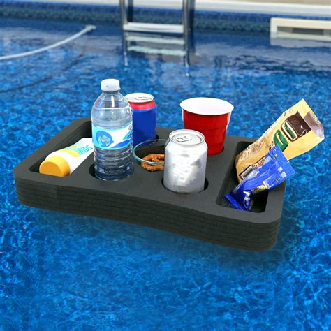 Polar Whale Floating Drink Holder Refreshment Table Tray For Pool Beach