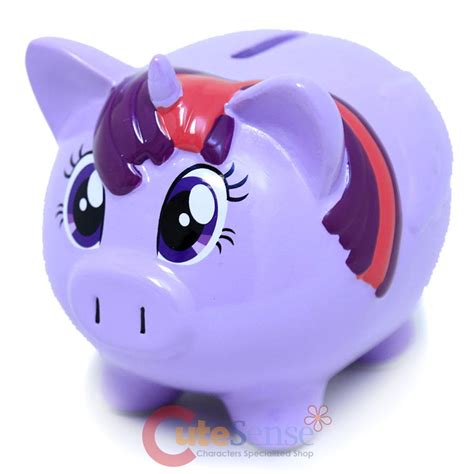 My Little Pony Piggy Twilight Sparkle Ceramic Coin Bank Figurine Piggy