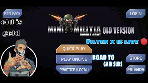 Mini Militia live (old version) - YouTube