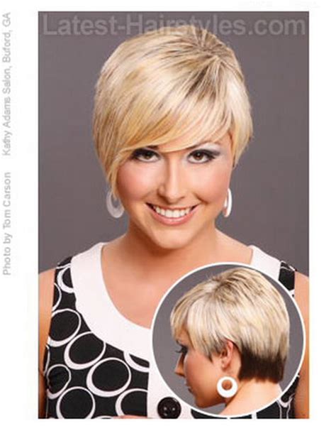 Short haircuts for over 50 with glasses make women little younger. Short hairstyles for women over 50 with round faces
