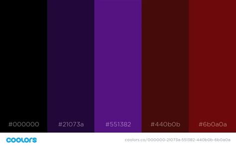 Image Result For Evil Colour Scheme Purple Color Schemes Bold Color
