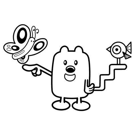 Wow Wow Wubbzy Coloring Pages Wecoloringpage Mcoloring Kids Images