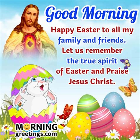 30 Good Morning Happy Easter Greeting Cards Morning Greetings