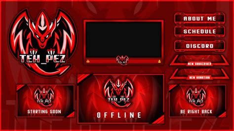 Ridasebyhy I Will Create Professional Twitch Overlays And Logo For
