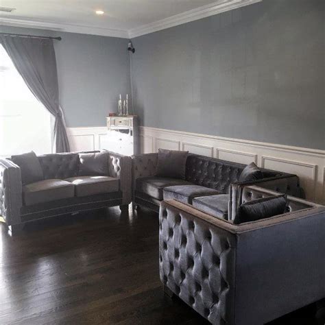 When updating the room for my oldest son, we painted above the chair rail a gray and painting white below the chair rail. Top 70 Best Chair Rail Ideas - Molding Trim Interior Designs
