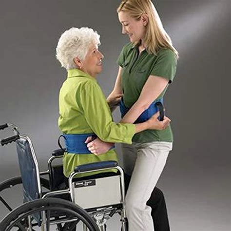Medical Assistance Padded Gait Belt With Handles For Disabled Seniors