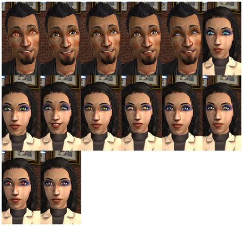 Mod The Sims 40 New Eye Colours Default Maxis Eyes Replacements