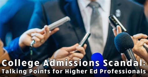 College Admissions Scandal Talking Points For Higher Ed Professionals Stamats