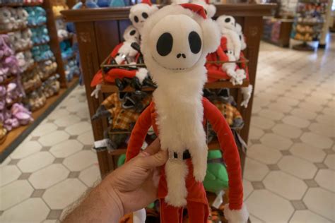 Collectables Disney Store Sandy Claws Jack Skellington Santa Plush