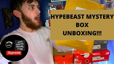 Hypebeast Mystery Box Unboxing Youtube