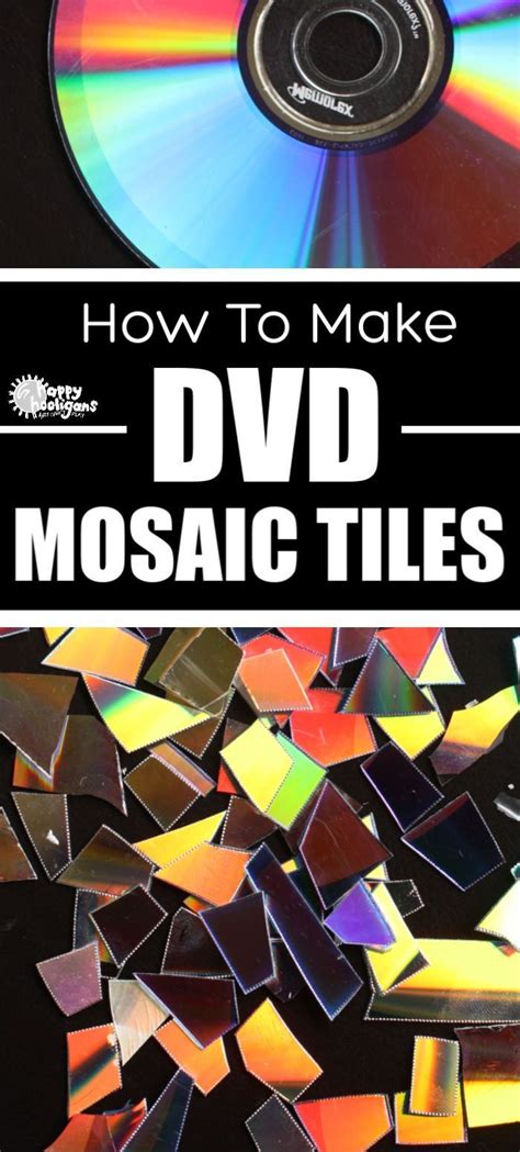 Learn How To Turn Your Old Cds And Dvds Into Mosaic Tiles For Art And