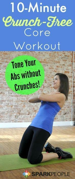 10 Minute Crunchless Core Workout Video Core Workout Videos Exercise