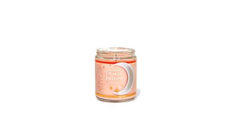 Peach Bellini Single Wick Candle Bath And Body Works Holiday Candles