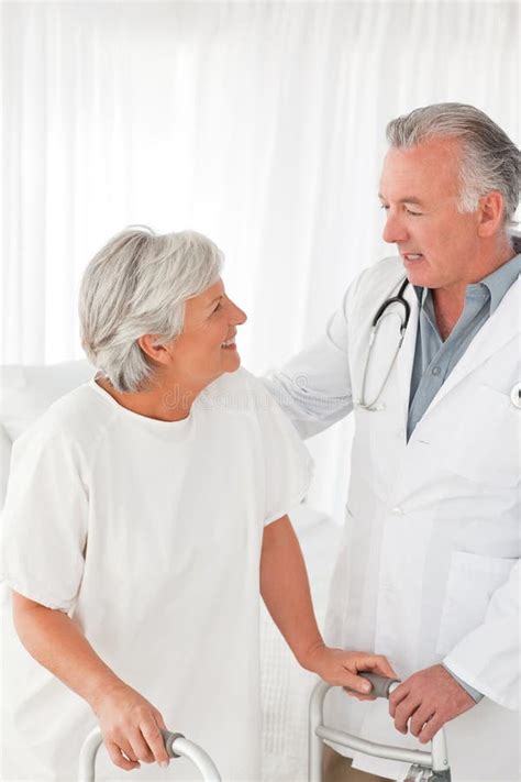 Doctor Speaking With His Patient Stock Photo Image Of Diagnosis