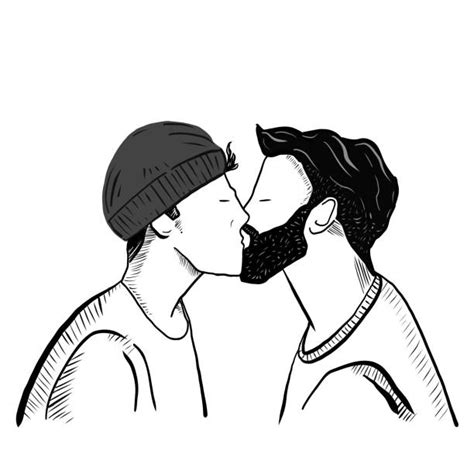20 Drawing Of A Gay Men Kissing Illustrations Royalty Free Vector Graphics And Clip Art Istock