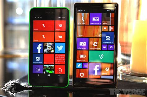 A Closer Look At Nokias Windows Phone 81 Handsets The Verge