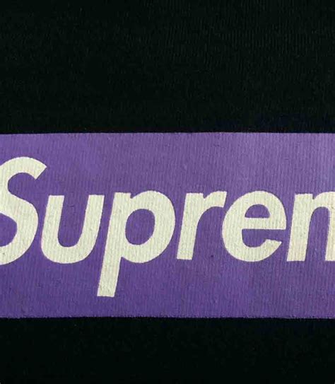 Supreme Purple Logos