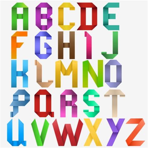 Ribbon Letters Ribbon Font 3d Letters Letter M Logo Letter Vector