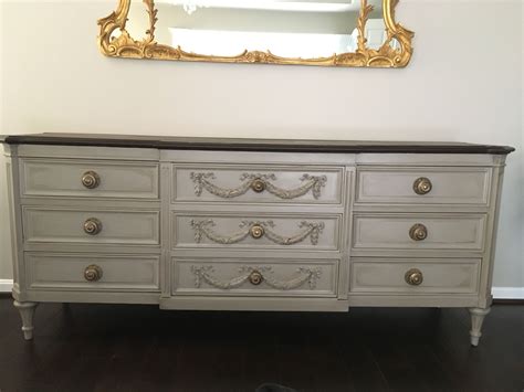 Amazing Dresser In Annie Sloan French Linen With Java General Finishes