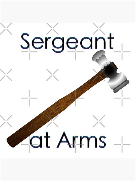 Sergeant At Arms Poster For Sale By Oil Love Redbubble