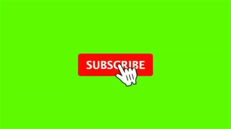 Animasi Video Subscribe Like Dan Lonceng Green Screen Youtube