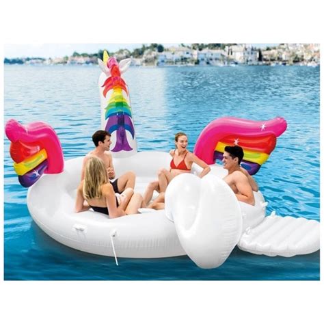 Intex Unicorn Party Island Giant Swimming Pool Float Pool And Spa