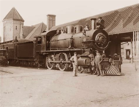 Chicago And Alton Railroad Springfield Il Station Engineer Thomas