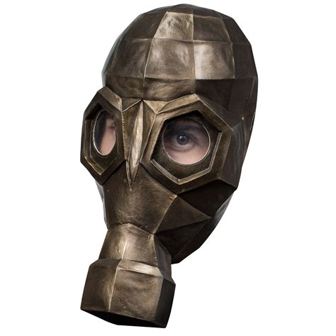 Máscara De Gas Low Poly Gas Mask Disfraz Cosplay Apocalipsis Walmart