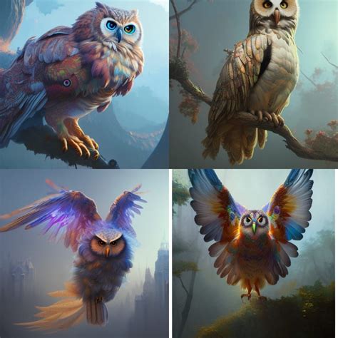 Owls Ai Generated Artwork Nightcafe Creator