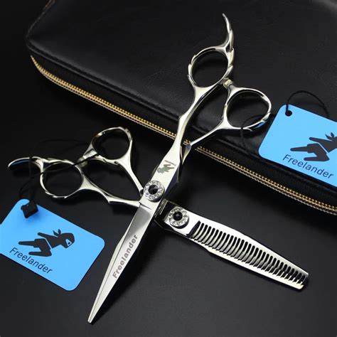 6 In Professional Hair Scissors Set Straight And Thinning Scissors Set