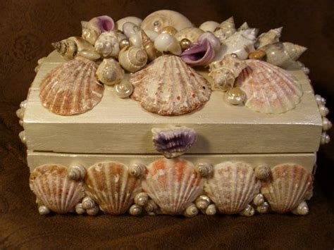 Pirates Chest Treasure Shell Box By Seashellshocked On Etsy 4000