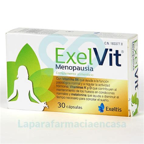Exelvit Menopausia Alivio De Los Síntomas De La Menopausia