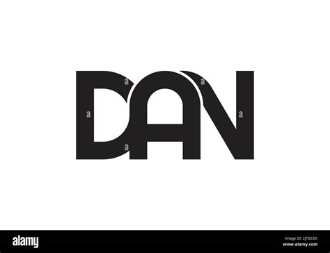 Dan Initial Monogram Letter Dan Logo Design Vector Template D A N