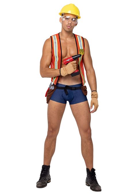 Men’s Sexy Construction Hard Worker Costume Sexy Men S Costumes