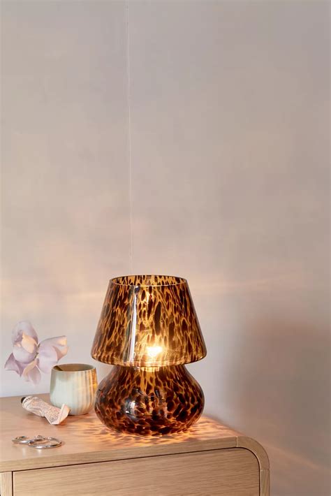Urban Outfitters Ansel Glass Table Lamp