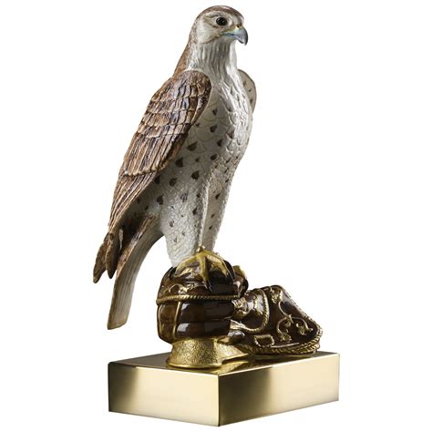Large Solid Bronze Falcon Sculpture For Sale At 1stdibs