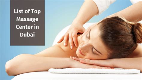 List Of Top 10 Massage Center In Dubai Update 2022