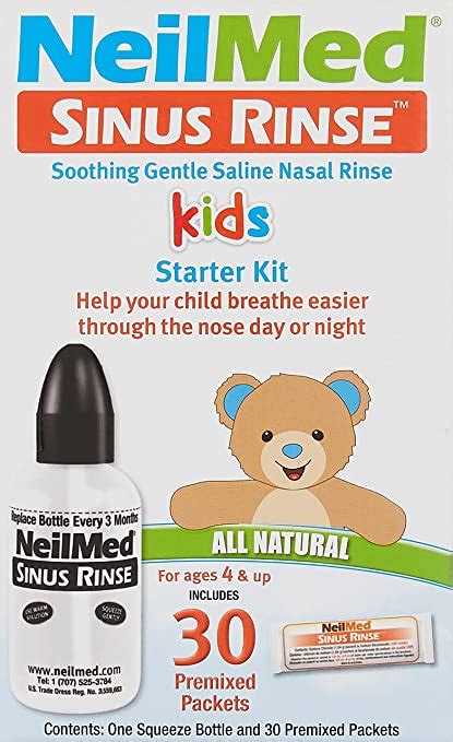 Neilmeds Sinus Rinse Pediatric Bottle Kit For Saline Nasal Rinse