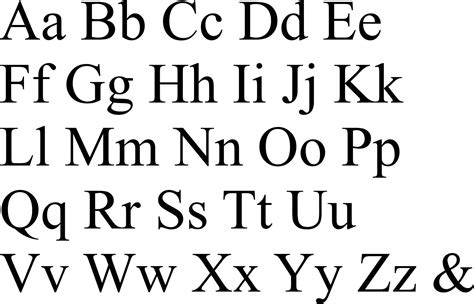 The Times New Roman Letters By Thebobby65 On Deviantart