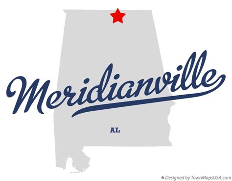 Map Of Meridianville Al Alabama