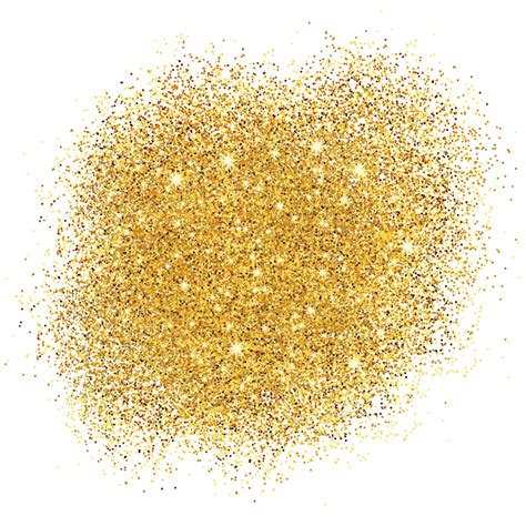 Free Gold Glitter Transparent Background Download Fre